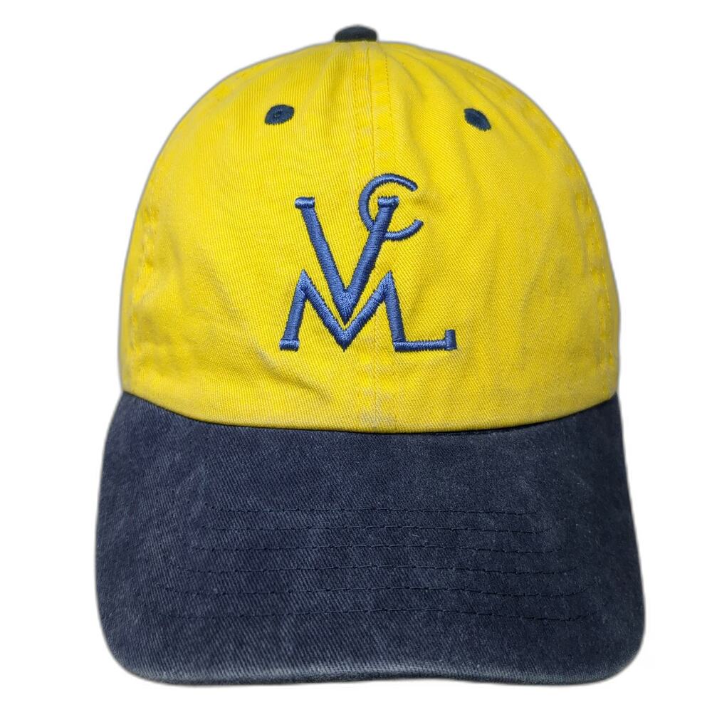 Newhattan Baseball Cap Yellow Blue One Size VMC Victory Changed My Life Hat